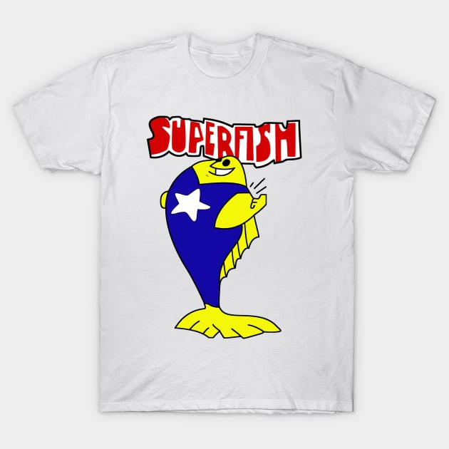 Super Fish T-Shirt by Minimalist Art And More